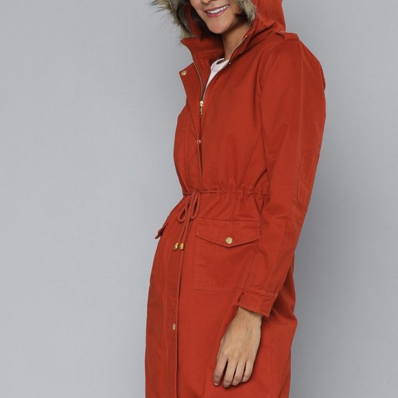 Chemistry Women Red Solid Open Front Jacket (Fixed Price) - Picture 4 of 10